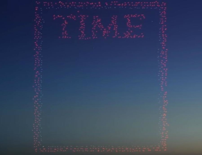 Más de 950 drones se unen para crear la nueva portada de TIME (VIDEO) -  Radio Rumba Network